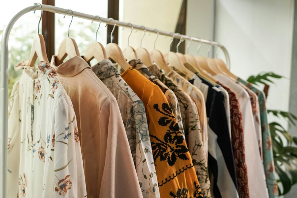 Blusa Estampada de Seda Sintética
